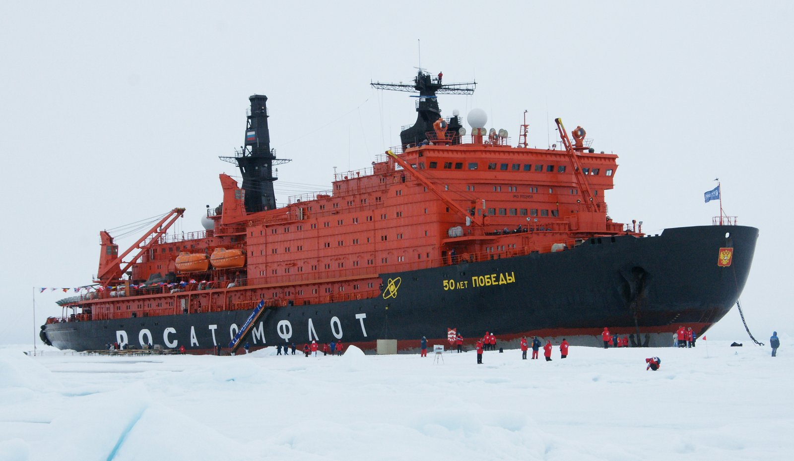 A Russian nuclear-powered icebreaker will make 5 North Pole voyages this  summer - ArcticToday
